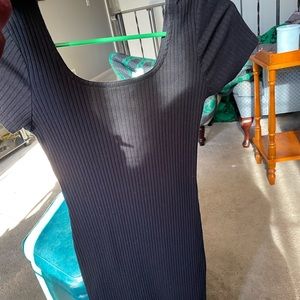 Black body-con dress from Target